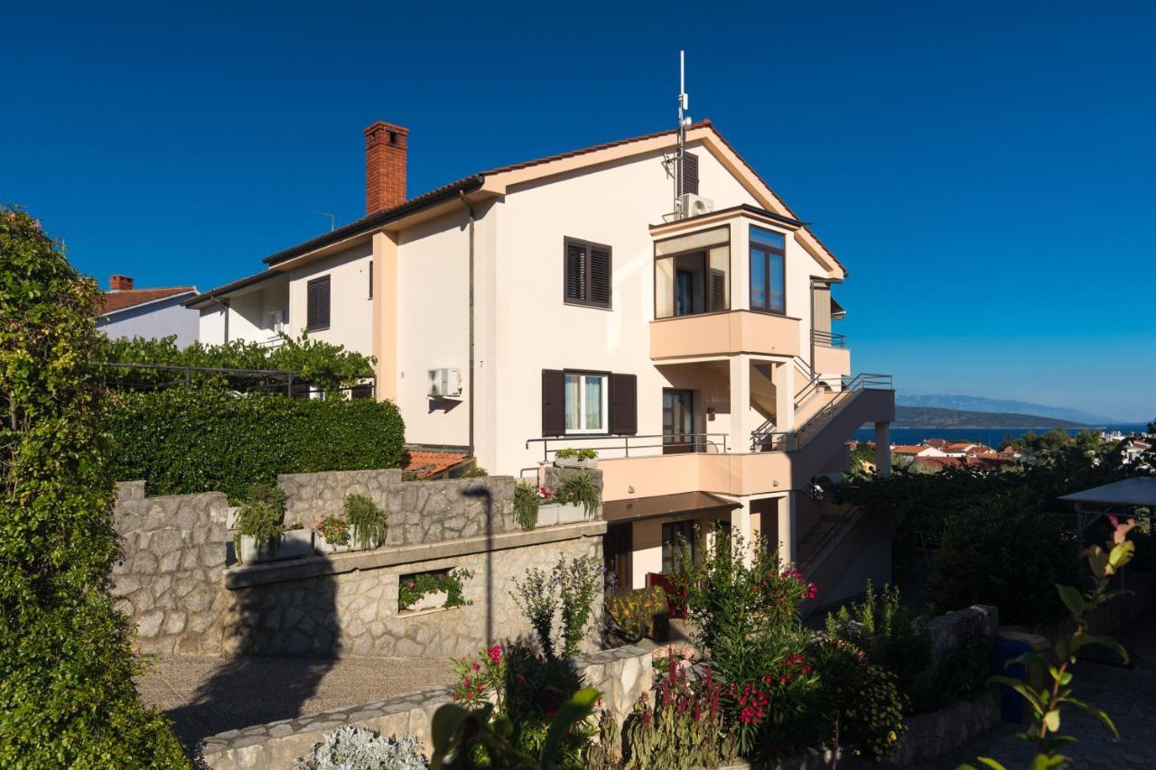 Apartmani Paradiso Krk Town Eksteriør billede