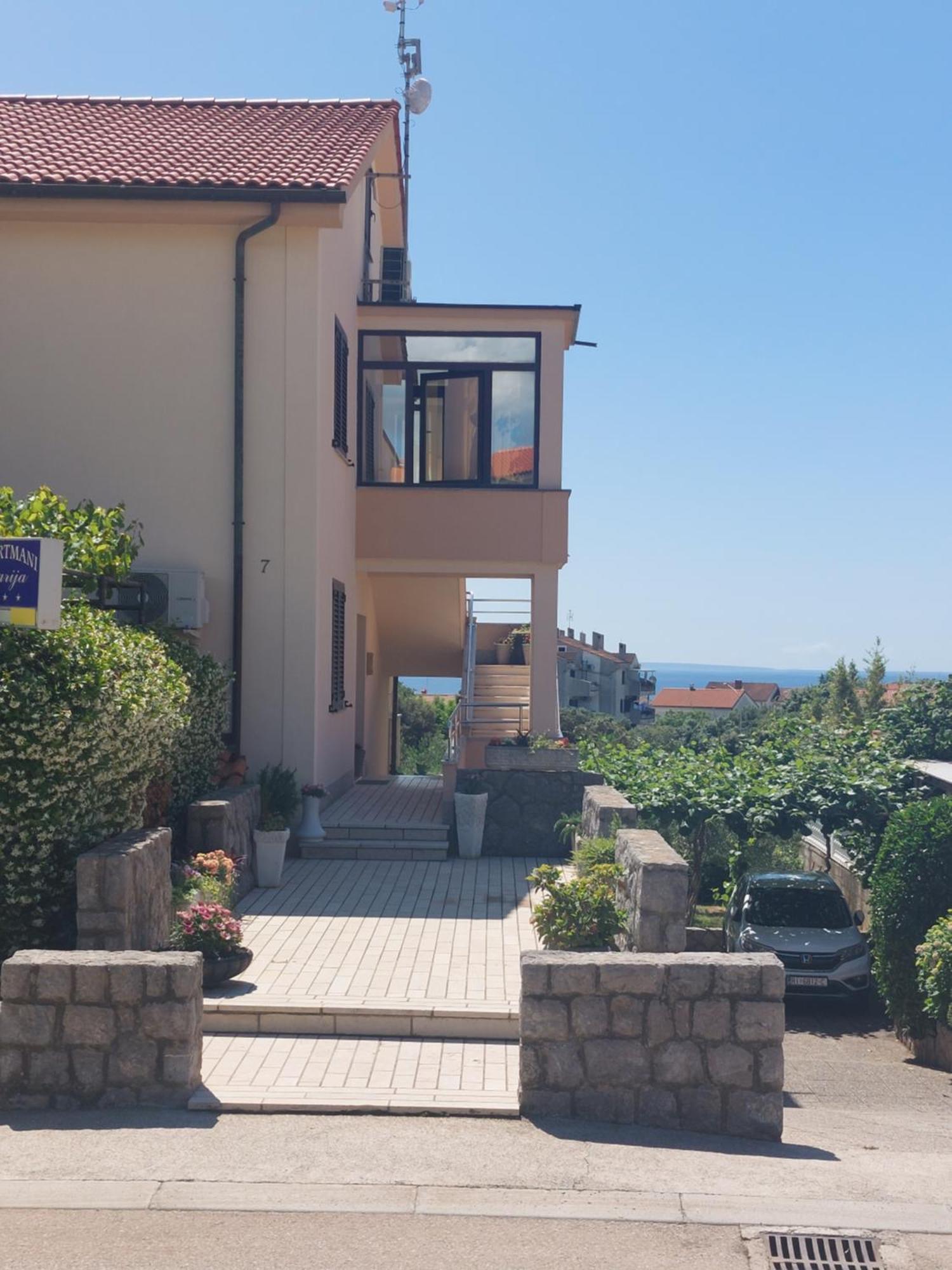 Apartmani Paradiso Krk Town Eksteriør billede